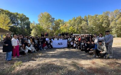 В рамках «Біртұтас тәрбие» на 2024-2025 учебный год Организован туристический слет «Давай познакомимся»